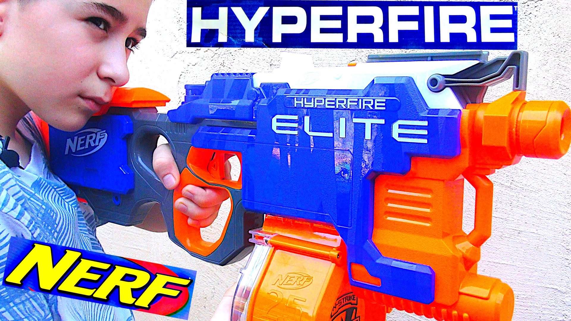 Best NERF Gun Ever Nerf N-Strike Elite HyperFire Blaster best deal
