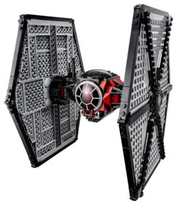 Flying LEGO Star Wars 75101 First Order Special Forces Tie Fighter