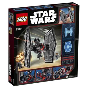 LEGO Star Wars 75101 First Order Special Forces Tie Fighter back box